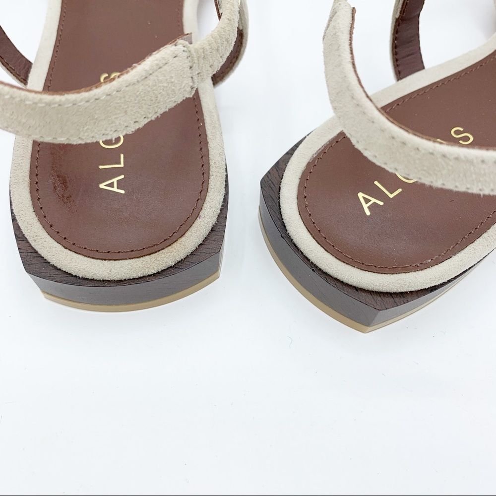 Alohas Holly Beige Suede Slingback ballerinas size 37 EU/6.5 US - Picture 7 of 15